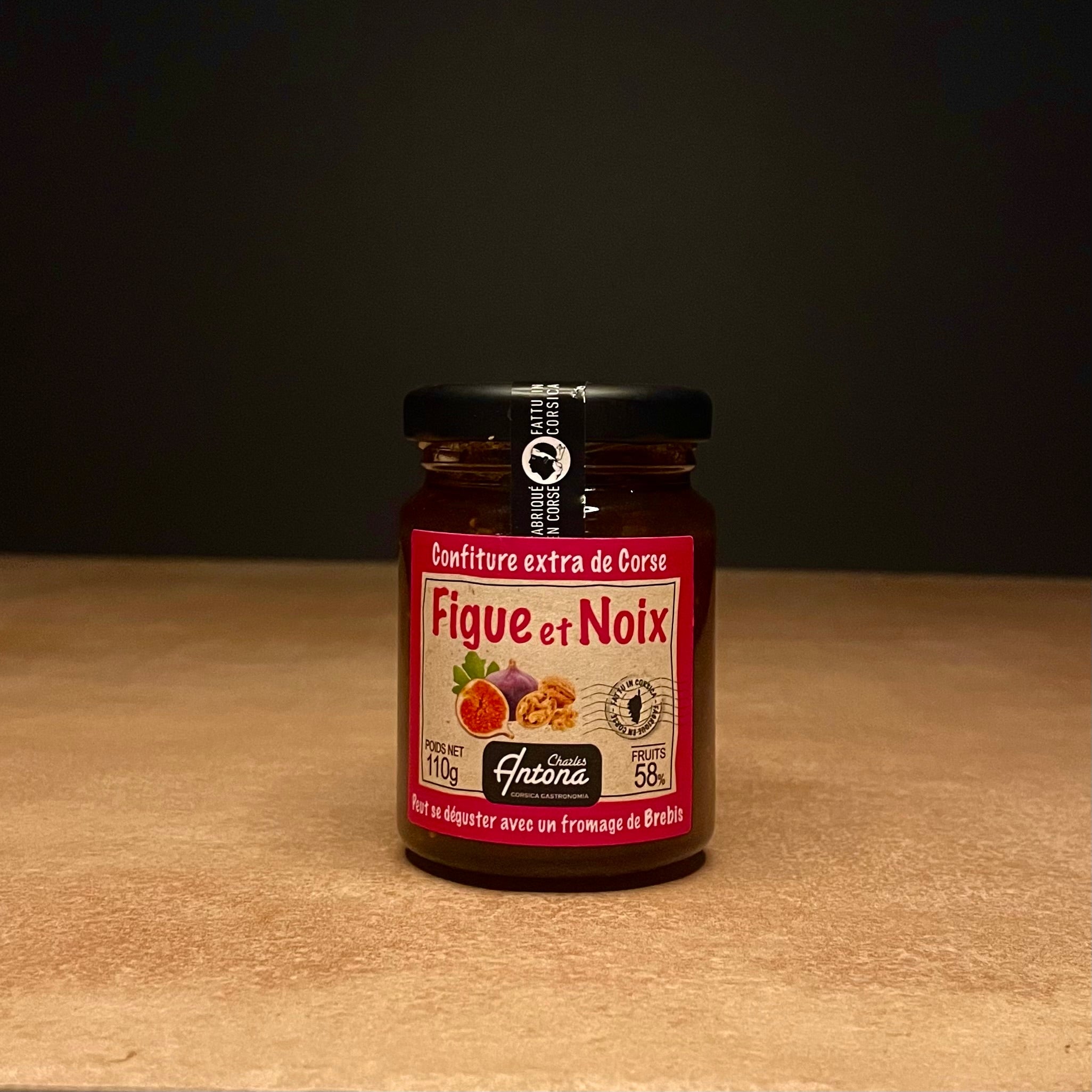 Corsican Fig & Walnut Confit for Cheese 110g Olives&Oils(O&O)